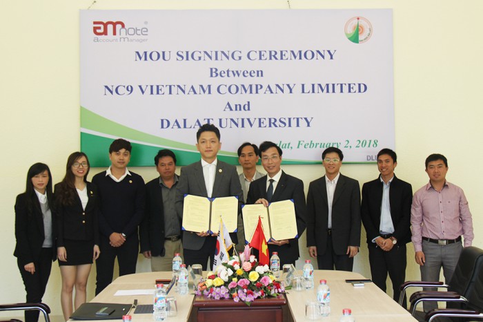 Concluded The Supporting Software Cooperation Agreement For Students Of Da Lat University