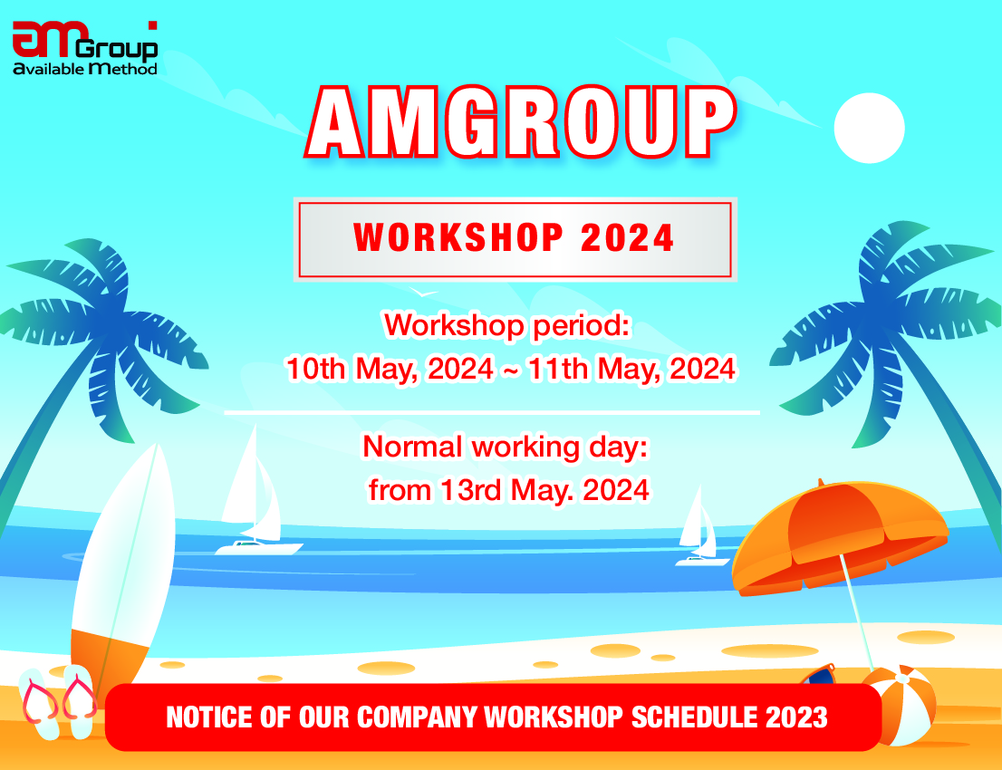 NOTICE OF OUR COMPANY WORKSHOP SCHEDULE 2024