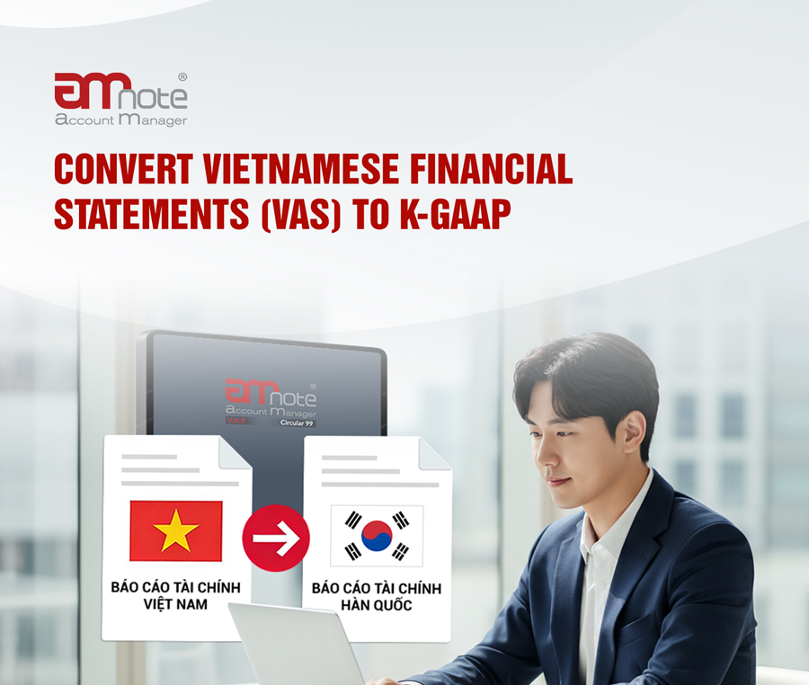 AMnote Launches VAS to K-GAAP Conversion Feature